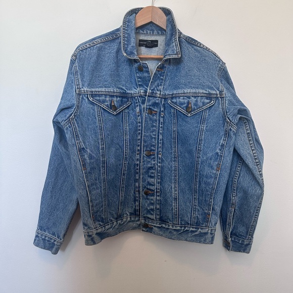 Denim Jacket with Looney Tunes Back Patch - Blue - Picture 4 of 17